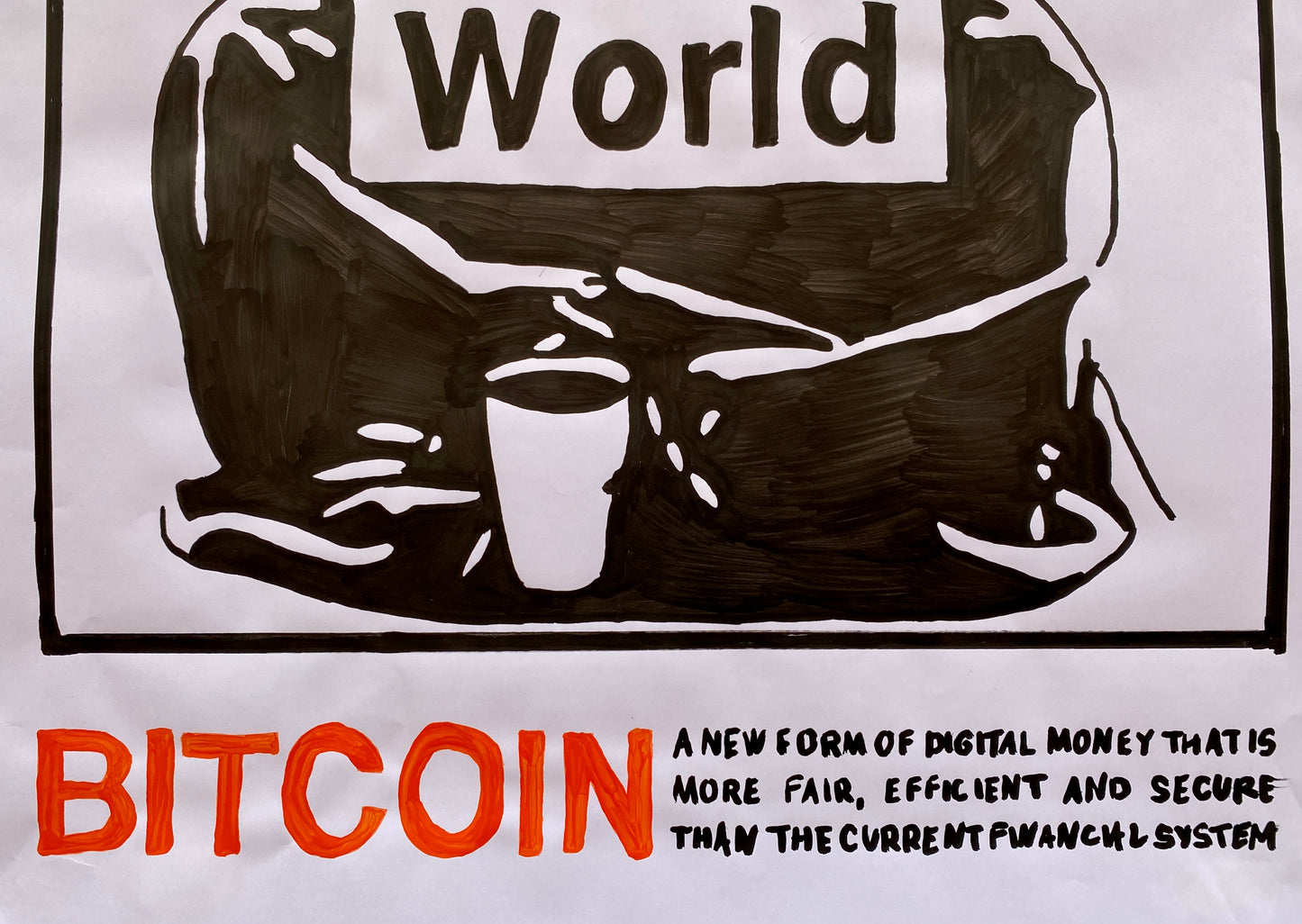 Acrylic Paint Poster A2 "Changes"