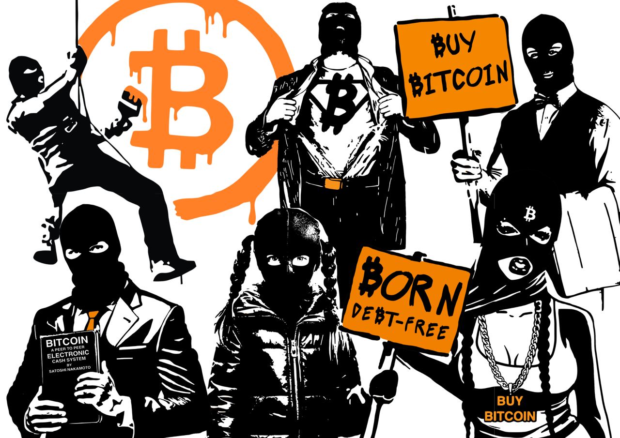 Bitcoin Sticker Banditos Digital Files