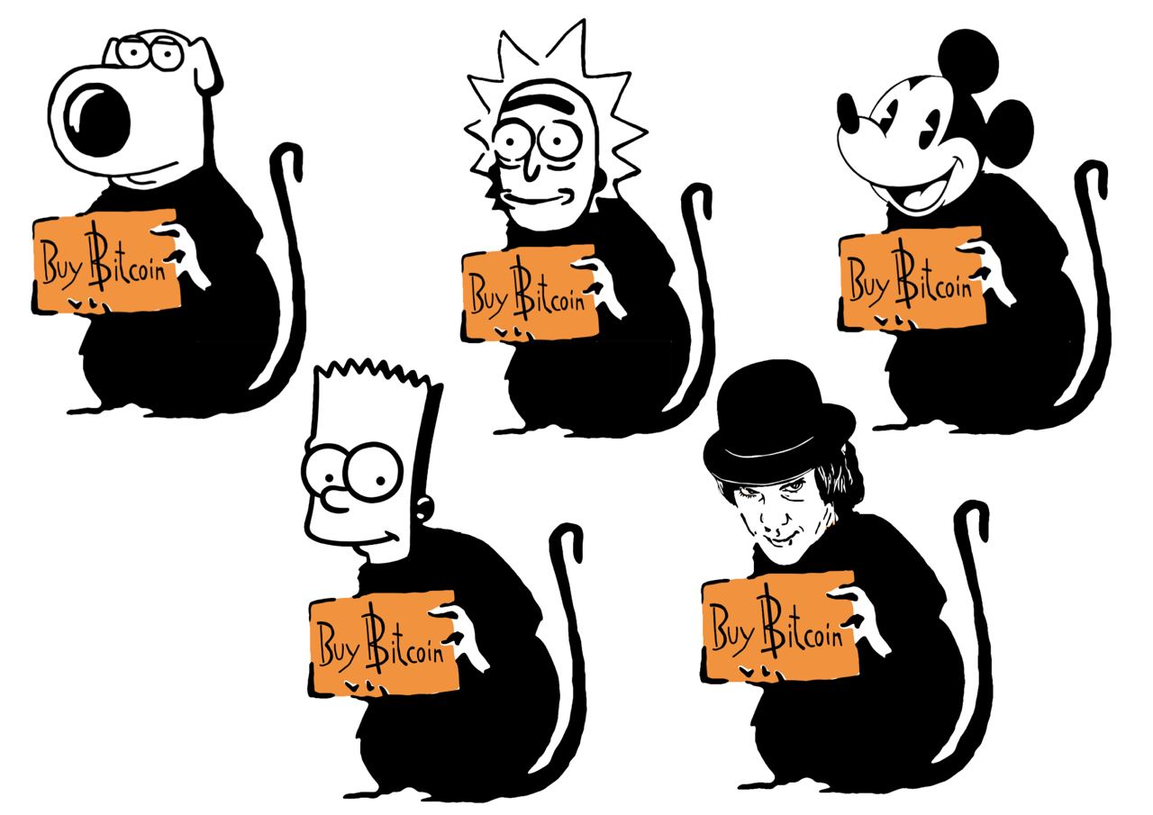 Bitcoin Sticker Ratz Digital Files