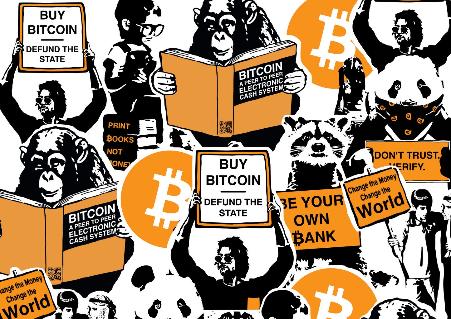 Bitcoin Sticker Bonanza