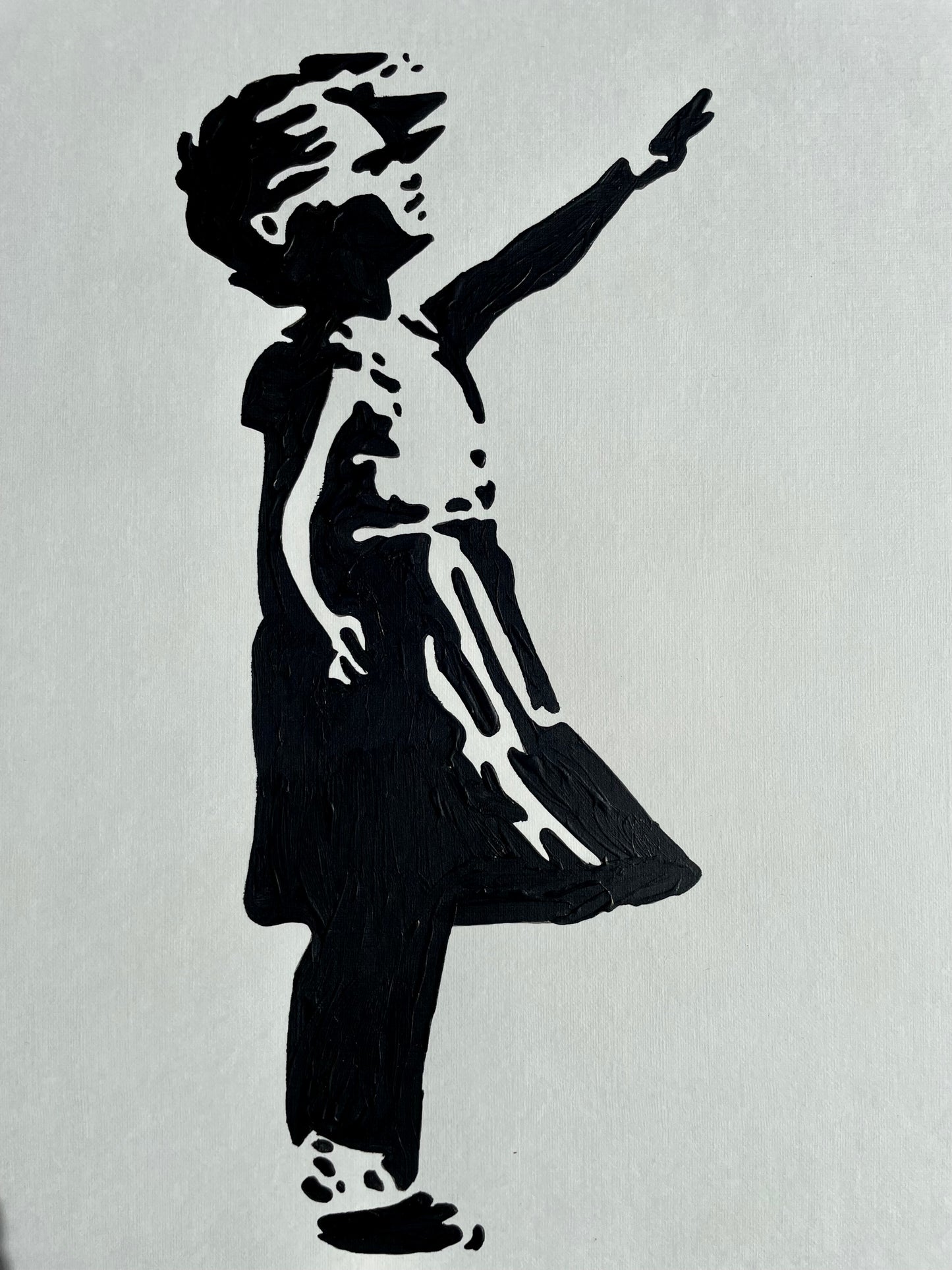 Acrylic Paint "Wind Ballon Girl"